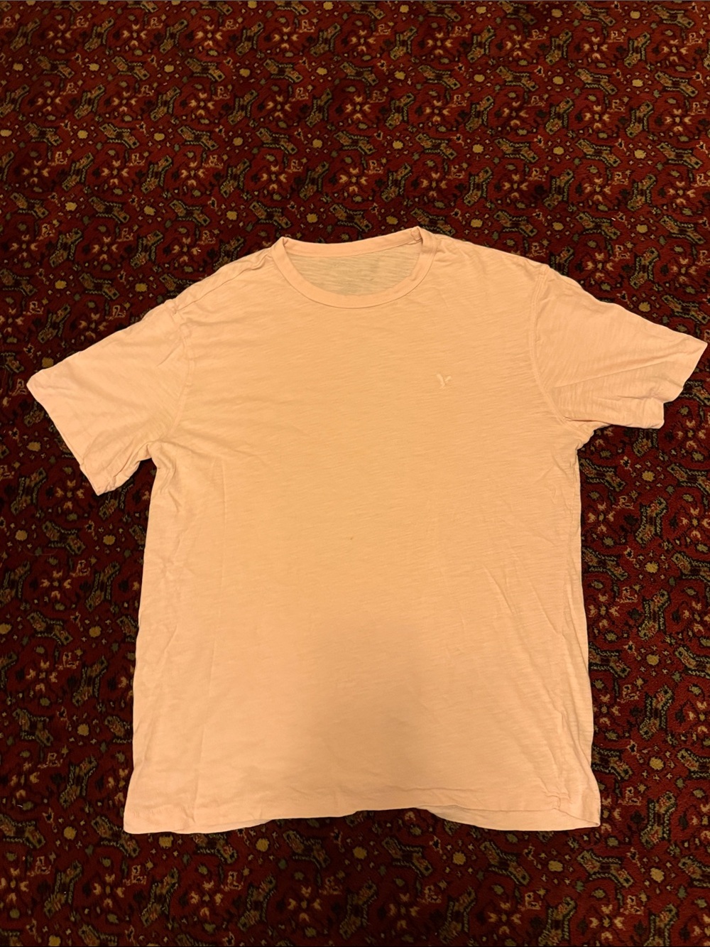 Men's Crew Neck T-Shirt - Light Pink